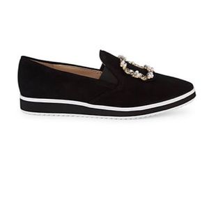 Brand new Karl lagerfeld faux pearl loafers